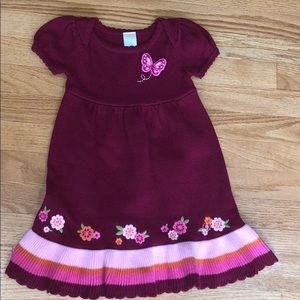 Maroon Gymboree sweater dress
